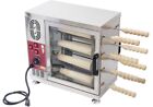 110V Ice Cream Cone Machine Chimney Cake Roll Maker Oven w/ 16pcs Conical Stick