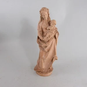 Estatuilla de madera tallada a mano de la Virgen y el Niño Karl Storr Munchen 9 1/2" de alto - Imagen 1 de 6