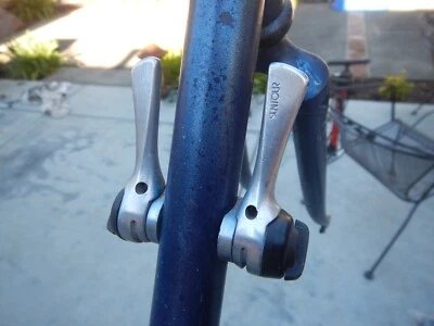 Palancas de cambio de fricción indexadas tubo descendente control de potencia Suntour 7 velocidades Foto 1 de 4