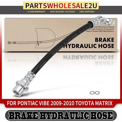 Rear Left Brake Hydraulic Hose for Pontiac Vibe Toyota Matrix Pontiac Vibe 2.4L - Image 1 of 4