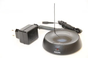 PHILIPS Wireless Transmitter Base Dock Headphones SBC HC8432/00 + Adaptor 12V - Picture 1 of 8