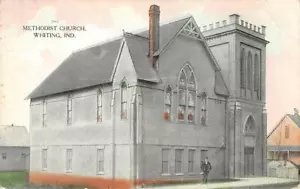 Postal de colección Whiting, Indiana IGLESIA METODISTA Lake County c1910s - Imagen 1 de 2