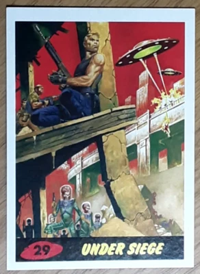 2015 Mars Attacks Occupation Heritage Card 29 UNDER SIEGE. - Image 1 of 3