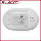 24 LED Interior Dome Light Lamp with Independent Switch for RV Marine 12-24V