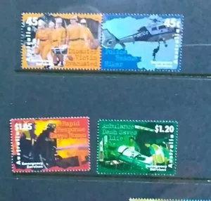 J190 - Australia 1997 'Emergency Services', Set of Four MNH, FV = $3.15 - Picture 1 of 1