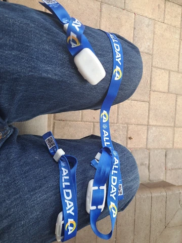 Los Angeles Rams In Stadium All Day Lightup(non Active)Bracelet Cover