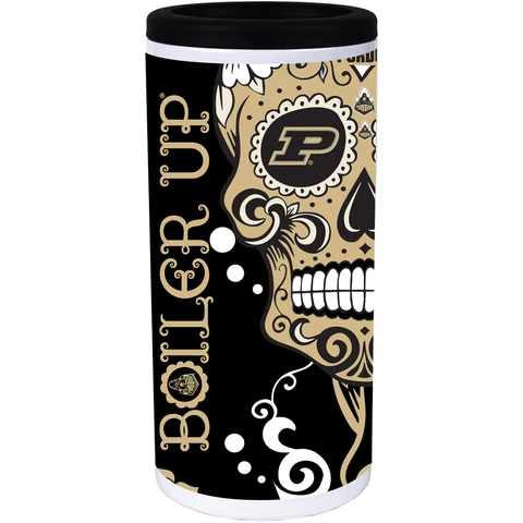 Purdue Boilermakers Dia Stainless Steel 12oz. Slim Can Cooler Cover