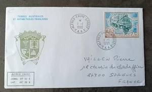 TIMBRE STAMP .. TAAF - FSAT ENVELOPPE POLAIRE - POLAR COVER ILE CROZET 1990 ~V07 - Picture 1 of 1
