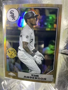 2022 Topps Chrome '87 Baseball Refractors - Tim Anderson - Chicago - #87BC-14 - Bild 1 von 2