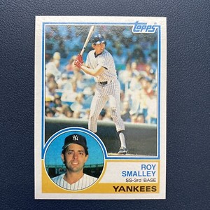 1983 Topps ROY SMALLEY Baseball Card #460 New York Yankees NM+