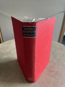 ORIGINAL VINTAGE BOOK Novel Read Retro Hard Richard Halliburton Autobiography - Bild 1 von 7