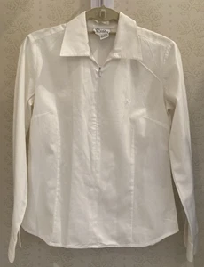 Camicia manica lunga Lilly Pulitzer taglia 4 bianca - Foto 1 di 7