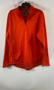 Under Armour Mens Orange Long Sleeve Athletic Activewear Half Zip Jacket Size M - Picture 1 of 6