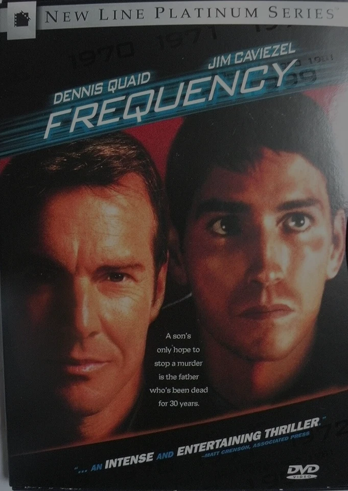 NEW Frequency (DVD, 2000, Widescreen Platinum Series)Dennis Quaid, JIM Caviezel Foto 1 de 1