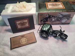 Neu 1947 Harley-Davidson Servi-Car Bank Modell Maßstab 1:12 99211-96v - Bild 1 von 8