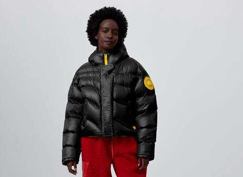 Canada Goose Onda di coltura reversibile tampone 001 nero vero XS