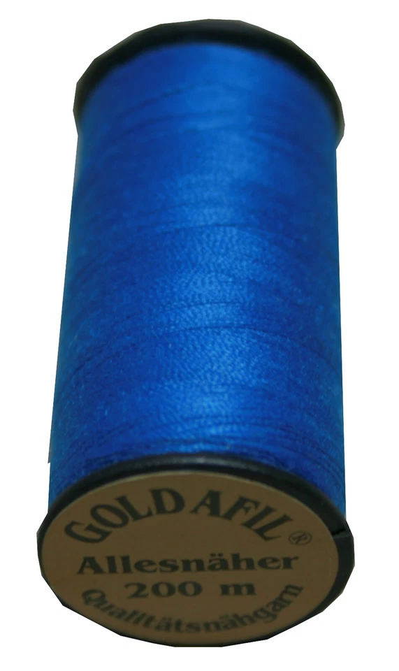 (0,02€/m) Nähmaschinen Nähgarn Polyester 40/2 blau 200 m (1021) - Bild 1 von 1