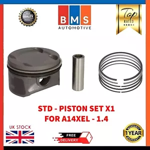 VAUXHALL TIGRA PISTONE CON ANELLO SET STD 1.4L BENZINA ASTRA COMBO Z14XEP 55351102 - Foto 1 di 8