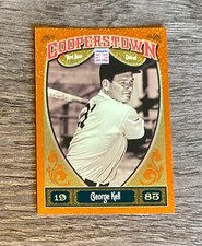 2013 Panini Cooperstown - George Kell Orange #'d /325 - #54