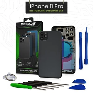Backcover für iPhone 11 Pro Schwarz Gehäuse Rückseite Rahmen Frame Housing NEU - Bild 1 von 5