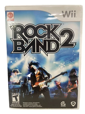 Rock Band 2  - Nintendo Wii - Tested - CIB - Image 1 of 4