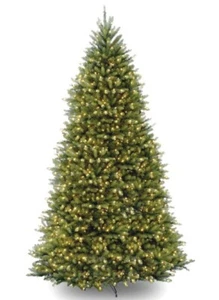 National Tree Company 12 ft. Dunhill Fir Christmas Tree w/Dual Color LED - Picture 1 of 15