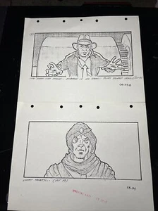 Indiana Jones Temple of Doom storyboard movie prop Spielberg  Lucas STAR WARS !! - Picture 1 of 18