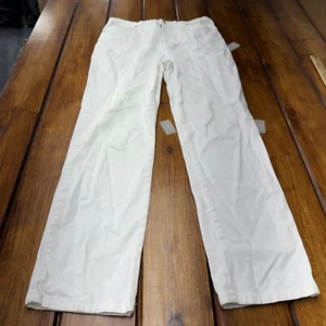 Gloria Vanderbilt Womens Amanda Jeans Size 8 White 5 Pockets - Picture 1 of 20
