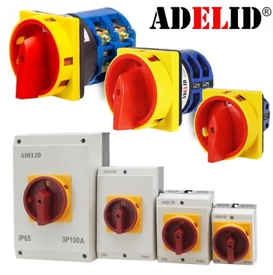 Hauptschalter Lasttrennschalter Nockenschalter Reparaturschalter Gehäuse Not-Aus - Bild 1 von 4