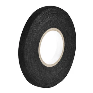 Adhesiva Tela Cinta Cables Mazos Telares Solo-Lado 9mm x 15m Negro - Imagen 1 de 3