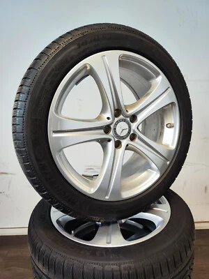 4 Winterreifen 245 45 R18 Mercedes E Klasse W213 S213 18" Alufelgen Winterräder - Bild 1 von 3