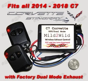 2014 - 2019 C7 Corvette Stingray Mild 2 Wild Exhaust Control - FREE USA Shipping - Picture 1 of 7