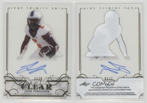 2016 Leaf Trinity Clear Auto Gold /10 Josh Ferguson #CA-JF1 Rookie Auto RC