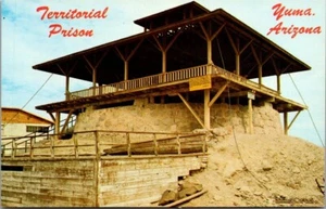 TERRITORIAL PRISON Yuma, Arizona AZ Tank Station Postcard - Picture 1 of 2