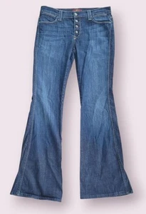 Jeans donna 7 For All Mankind bottoni mosca 31x32 misto cotone AU6283380 - Foto 1 di 10