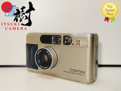 🎦【Near MINT】Contax T2 Carl Zeiss Silver Point & Shoot 35mm Film Camera JAPAN - Image 1 of 4