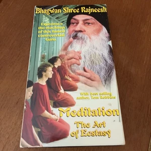Bhagwan Shree Rajneesh VHS Guru Meditation Kunst Ekstase Osho Tom Robbins selten - Bild 1 von 4