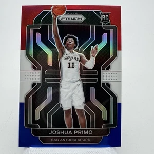 2021-22 Panini Prizm Red White and Blue #298 Joshua Primo Rookie Spurs - Picture 1 of 2