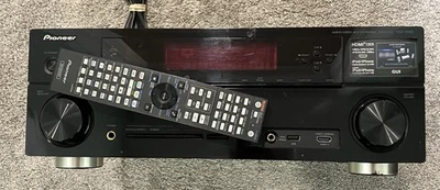 Pioneer VSX 1020 7.1 Channel 125 Watt Receiver bundle W/Remote Next Day Ship - Image 1 of 4