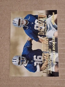 1999 EBENEZER EKUBAN DAT NGUYEN SKYBOX NFL ROOKIE CARD RC #224 DALLAS COWBOYS  - Picture 1 of 2