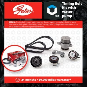Timing Belt & Water Pump Kit fits VW BORA 1J2, 1J6 1.6 00 to 05 Set Gates New - Picture 1 of 4