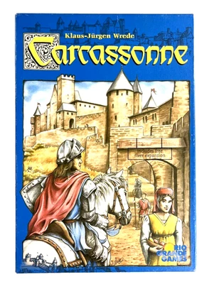 Carcassonne Medieval Game Rio Grande Games 2000 Edition Complete River Expansion - Image 1 of 4