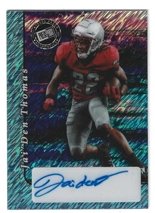 2024 Leaf Collective Jai'Den Thomas Press Pass Auto 20A-JDT Light Blue 1/20 - Picture 1 of 2