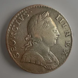George 1775, Half Penny - Picture 1 of 2
