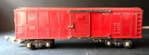 Vintage American Flyer Spur S rot B&O 633 Box Car Baltimore & Ohio - Bild 1 von 24