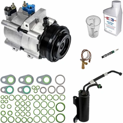 Compresor de aire acondicionado Omega para Ford Super Duty E-250 E-150 con kit de reparación de aire acondicionado Foto 1 de 2