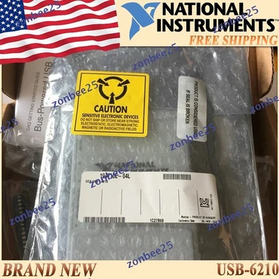 National Instruments NI USB-6210 Dispositivo I/O Multifunzione DAQ Acquisizione Dati - Immagine 1 di 4