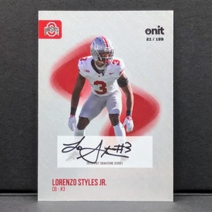 ONIT 2025 Lorenzo Styles Silver Signature Shimmer S-12 automático #'d/199 OSU CASI NUEVO - Imagen 1 de 3