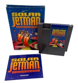 Nintendo NES - SOLAR JETMAN - OVP CIB Komplett mit Anleitung vom H&auml;ndler ✓