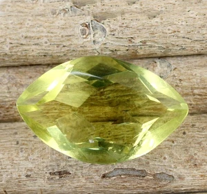 Zertifizierter brasilianischer Zitronentopas 39,75 ct Marquise Edelstein B98822 Neujahrsangebot - Bild 1 von 9